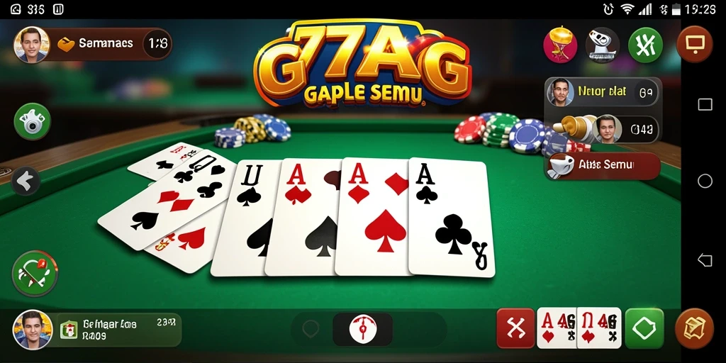 Screenshot gameplay seru dari 77AG yang menyenangkan.