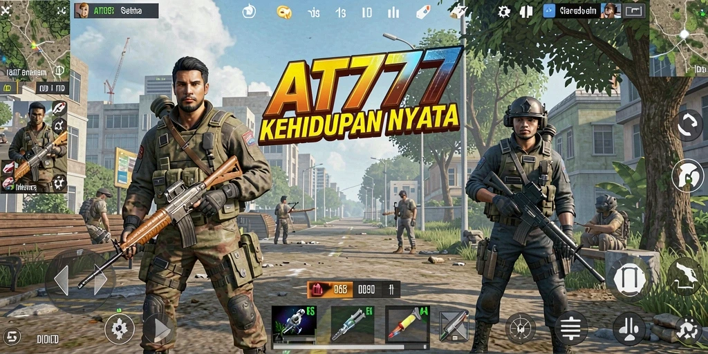 Tampilan gameplay menarik dalam simulasi kehidupan AT777.