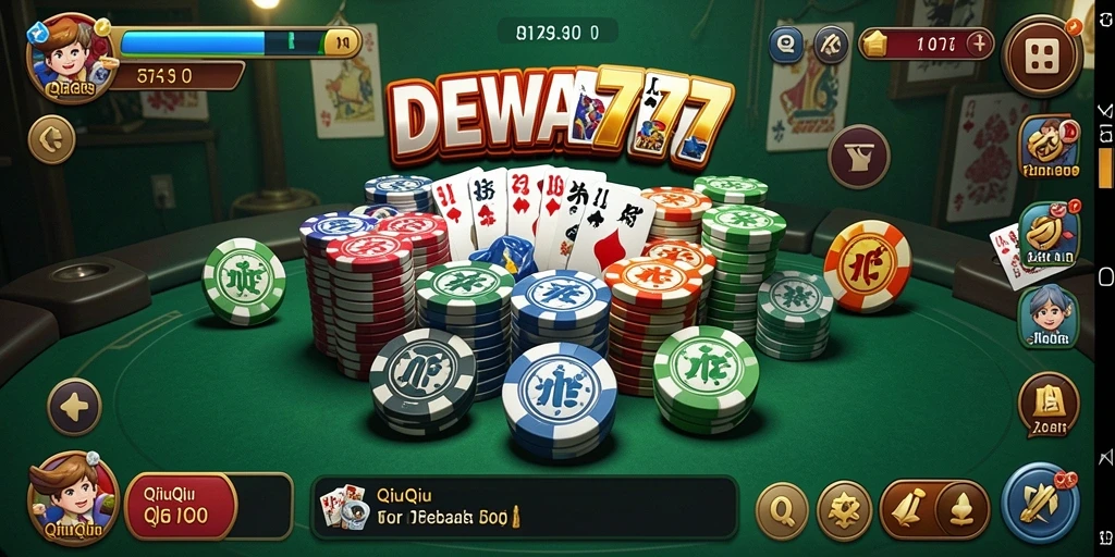 Tampilan gameplay QiuQiu yang penuh aksi dan seru.