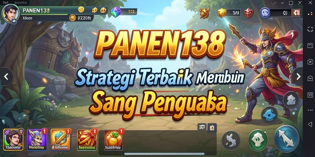Tampilan menarik gameplay PANEN138 dengan strategi mendalam.