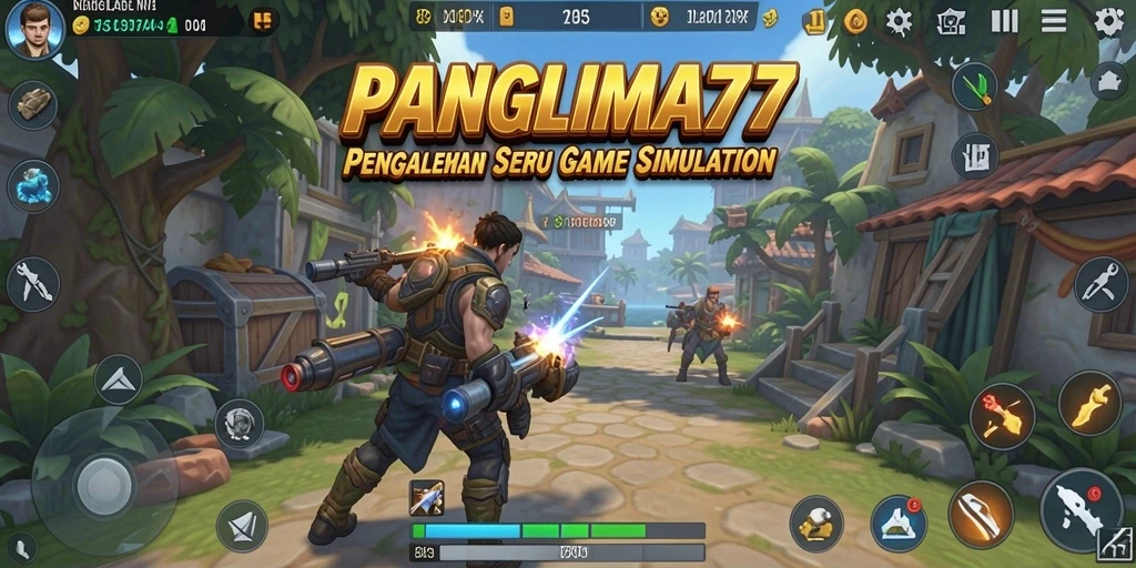 Tampilan gameplay <strong>PANGLIMA77</strong> yang menarik dan realistis.