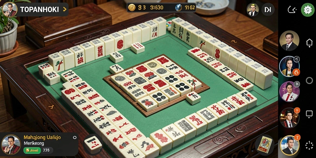 Tampilan gameplay seru dan menarik dari TOPANHOKI.