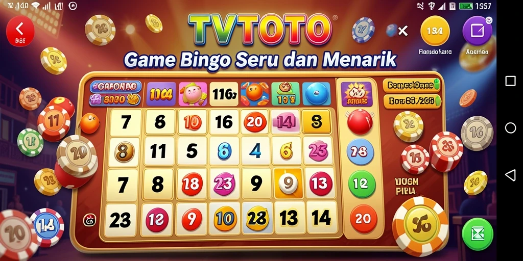Tampilan gameplay seru dari game Bingo TVTOTO