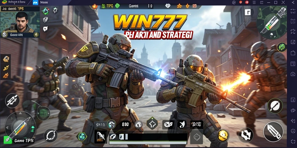 Tampilan gameplay dinamis dalam WIN777 dengan aksi yang seru.